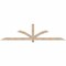 Ekena Millwork Redmond Smooth Timber Gable Bracket, Douglas Fir, 96"W x 24"H x 3 1/2"D x 3 1/2"F, 6/12 Pitch GBW096X24X0404RED00SDF - alternate 1